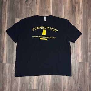 Furnace Fest Metalcore Festival Concert Birmingham Alabama T-Shirt Size 3XL